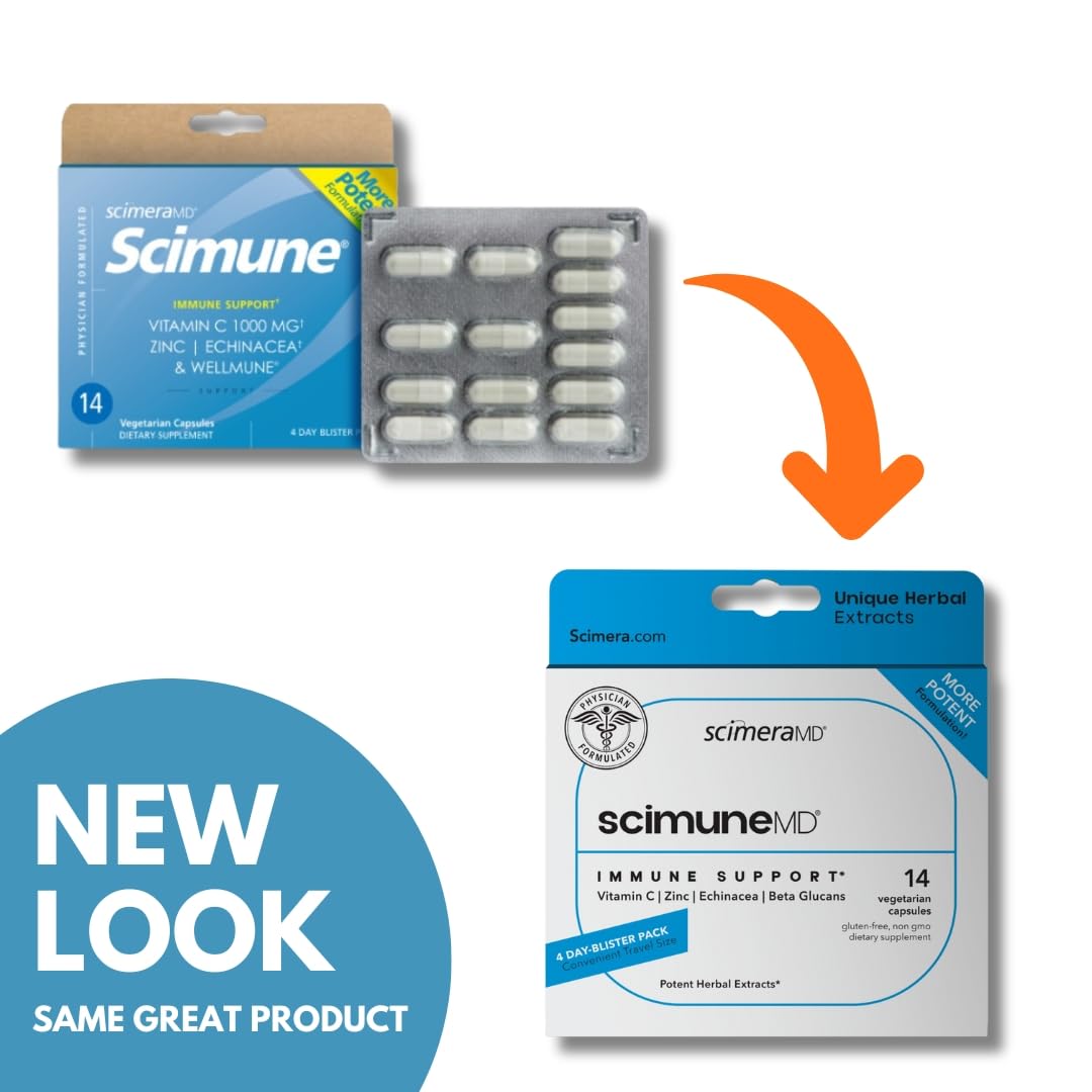 Scimera Scimune complément alimentaire 14 capsules vue arrière