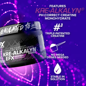 Scoop de Kre-Alkalyn EFX prêt à être mélangé