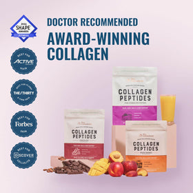 Scoop de poudre de collagène Live Conscious sur une cuillère