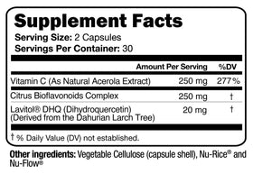 Script Essentials Vitamine C Acerola 250 mg flacon ouvert