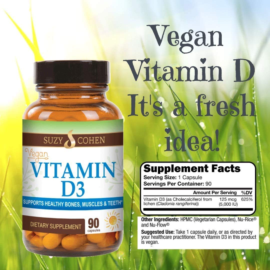 Script Essentials Vitamine D3 5000 IU emballage avec informations nutritionnelles