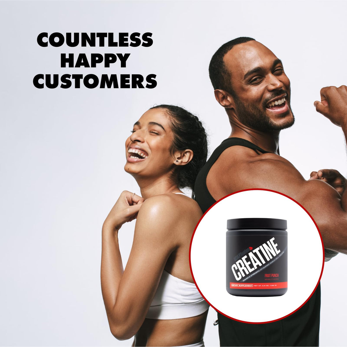 Sculpt Nation créatine monohydrate 259g côté