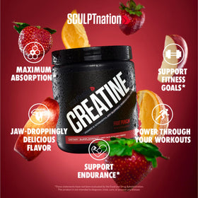 Sculpt Nation créatine monohydrate 259g dos