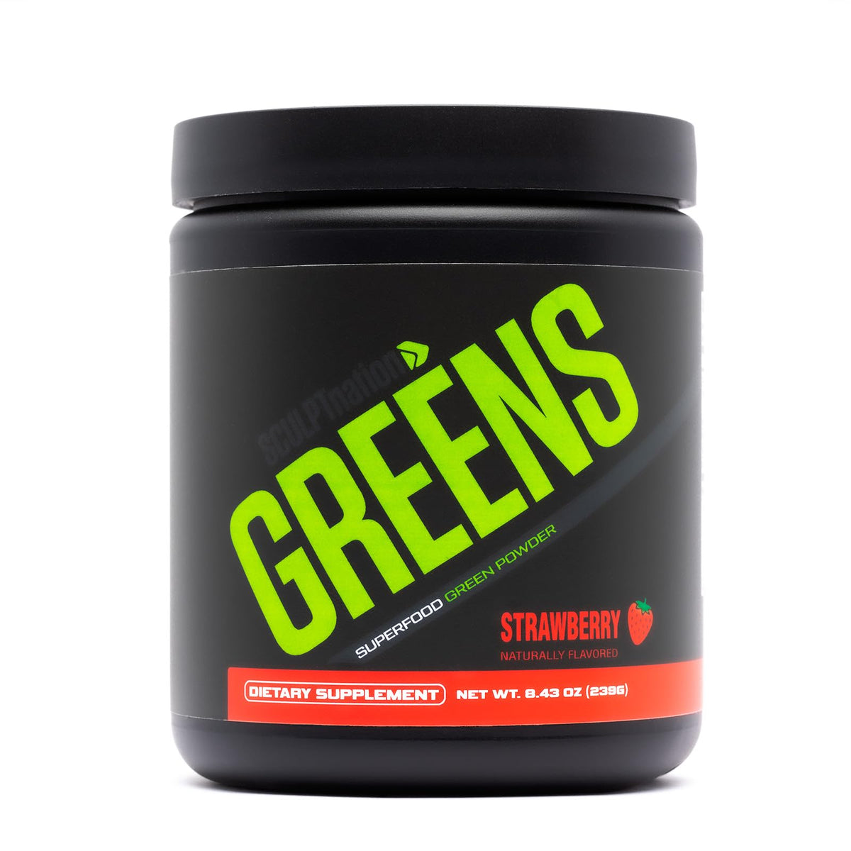 Sculpt Nation Poudre Superfood Fraise 300g vue de face