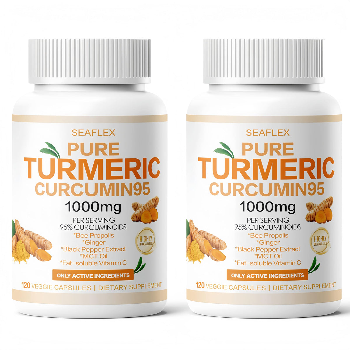 SEAFLEX Complément Alimentaire Curcuma 1000mg boîte avant
