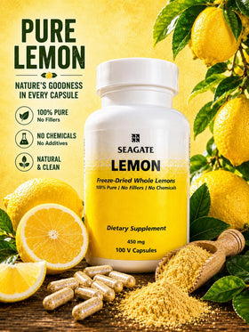 Seagate Citron Complet capsules avec étiquette détaillée