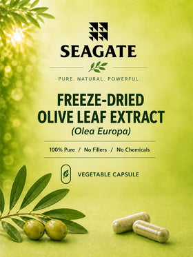 Seagate Extrait de Feuille d'Olivier 450mg gélules sur fond blanc