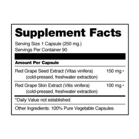 Seagate Extrait de Pépin de Raisin 250mg Capsules Végétales - Boîte de présentation