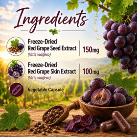 Seagate Extrait de Pépin de Raisin 250mg Capsules Végétales - Capsules individuelles