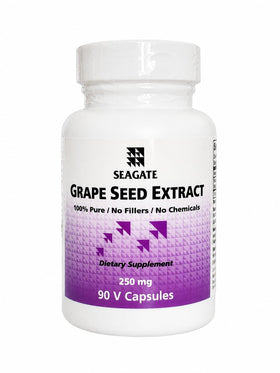Seagate Extrait de Pépin de Raisin 250mg Capsules Végétales - Vue de face