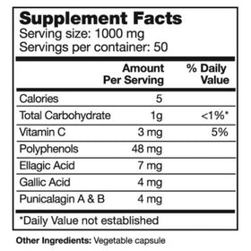 Seagate Pomme Grenade 500 mg étiquette et contenu
