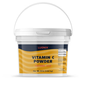 Seau refermable de poudre de vitamine C Luonix 8 Lb
