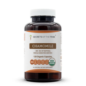 Secrets of the Tribe Camomille 120 capsules vue de face