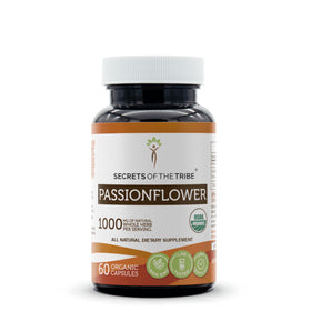 Secrets of the Tribe Capsules de Passiflore Bio 60 unités vue de face