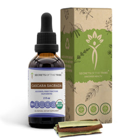 Secrets of the Tribe Cascara Sagrada Extrait Liquide 2 oz vue de face