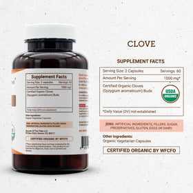 Secrets of the Tribe Clou de Girofle 120 Capsules avec étiquette