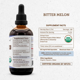 Secrets of the Tribe Extrait de Melon Amer Bio 118 ml, vue de côté