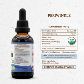 Secrets of the Tribe Extrait de Pervenche Bio 150g avec goutte