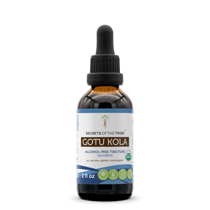 Secrets of the Tribe Gotu Kola Extrait Bio 60ml devant