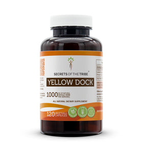 Secrets of the Tribe Jaune Dock 120 capsules vue de face