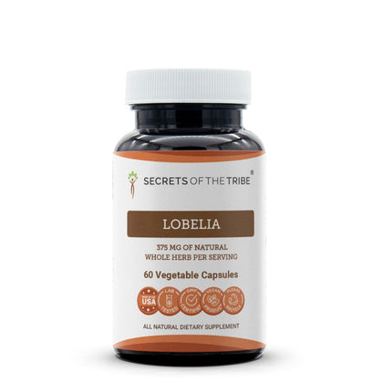 Secrets of the Tribe Lobelia 60 capsules front view