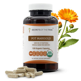 Secrets of the Tribe Pot Marigold 120 capsules vue avant