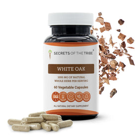 Secrets of the Tribe Quercus Alba 60 Capsules, vue de face