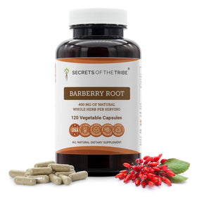 Secrets of the Tribe Racine de Berberis 120 capsules avant