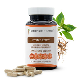 Secrets of the Tribe Racine de Pierre 60 capsules vue de l'avant