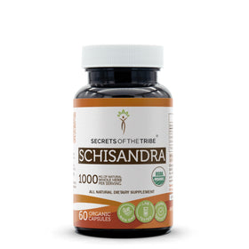 Secrets of the Tribe Schisandra 60 capsules packaging front view