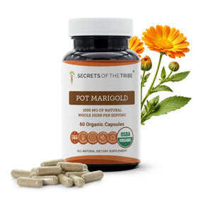 Secrets of the Tribe Souci Bio 60 Capsules vue de face