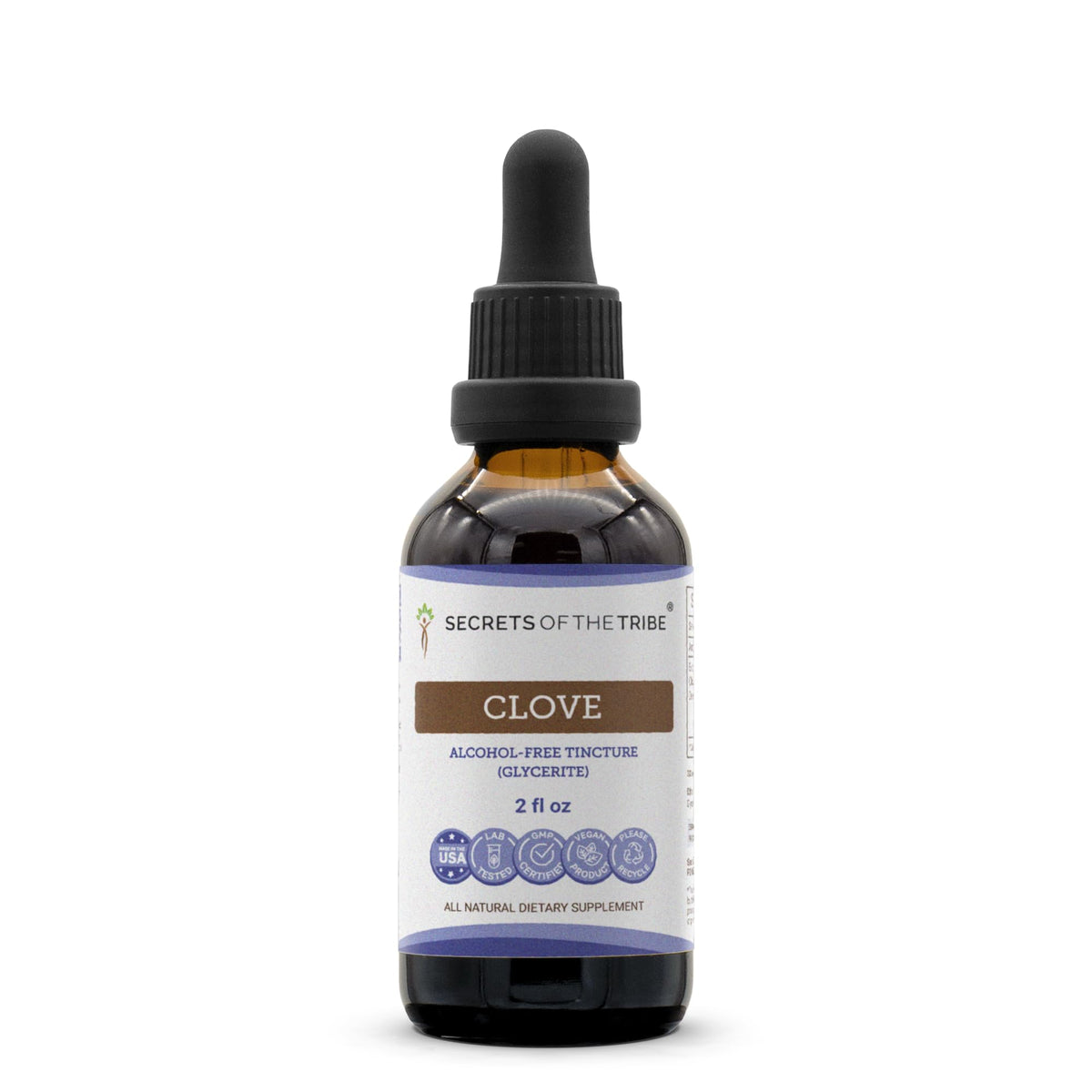 Secrets of the Tribe Teinture Clou de Girofle 2 fl oz vue de face