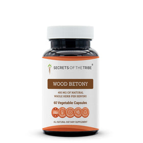 Secrets of the Tribe Wood Betony 60 Capsules vue avant