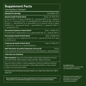 Seed 14 Day Gut Reset capsules dans la main