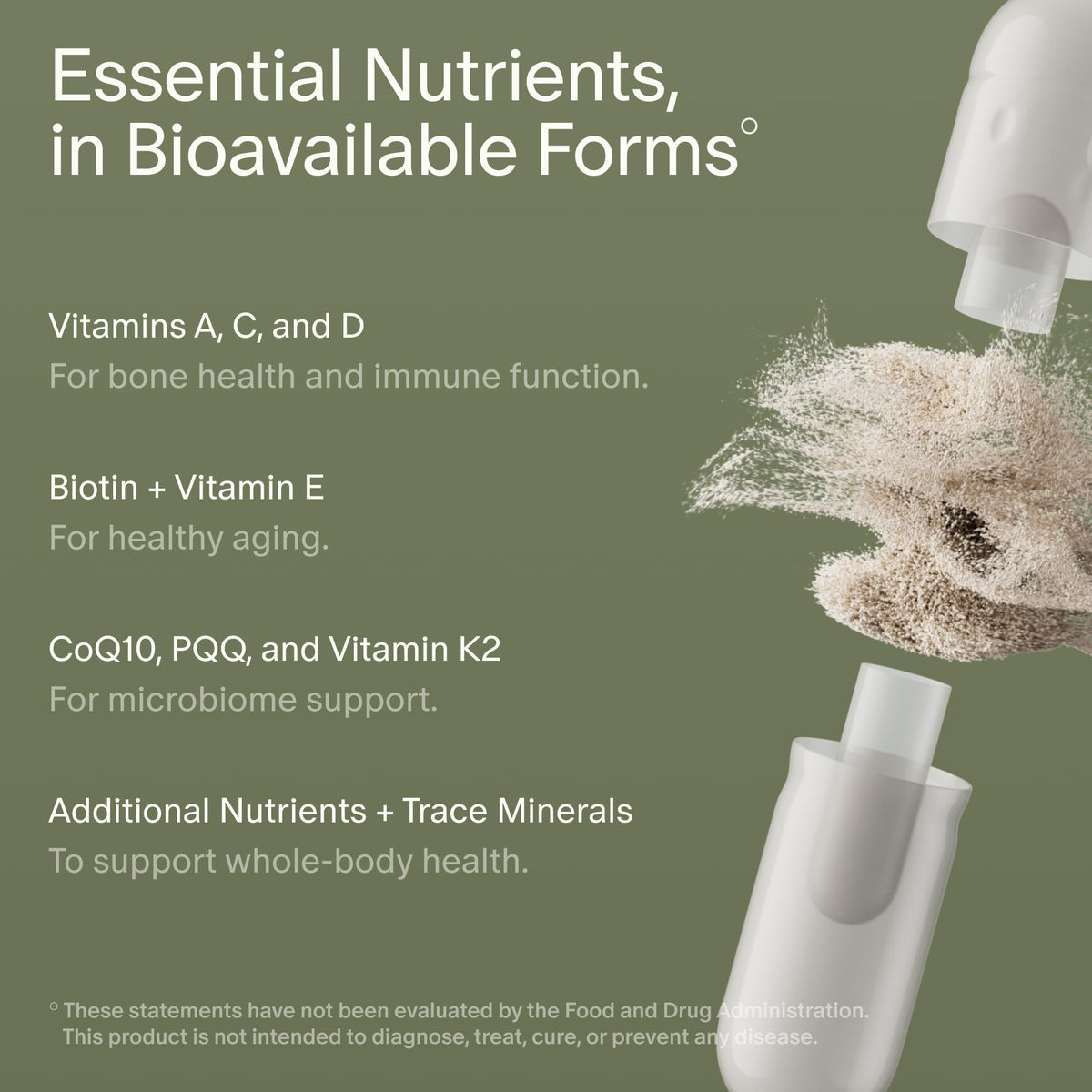 Seed DM-02 Multivitamine avec une cuillère de capsules