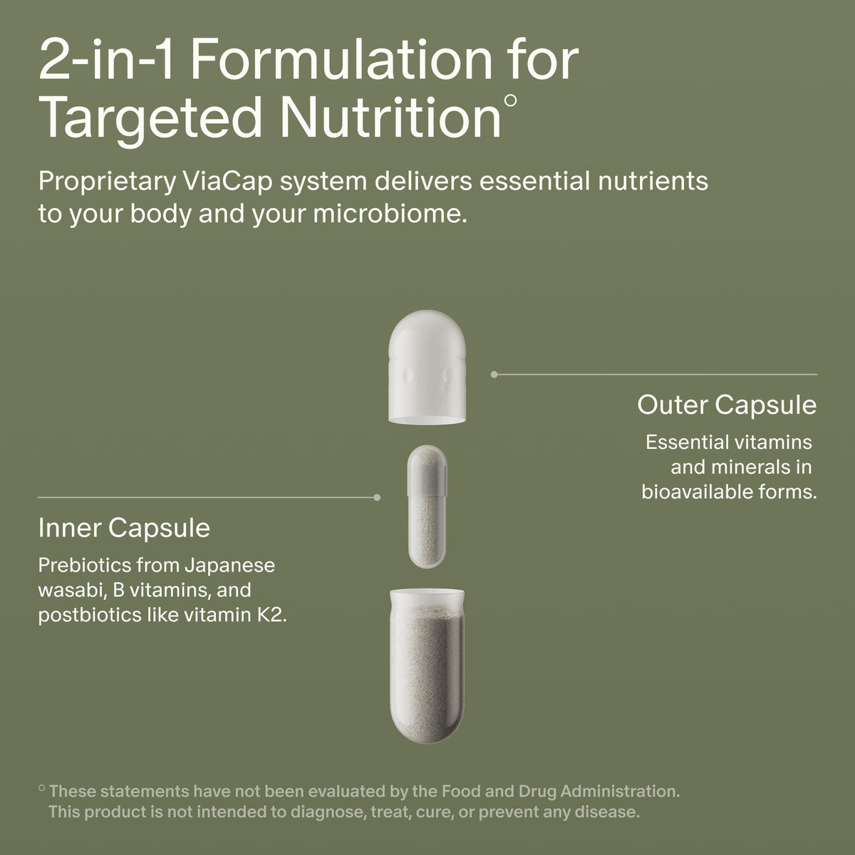Seed DM-02 Multivitamine capsules à l'intérieur du flacon