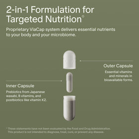 Seed DM-02 Multivitamine capsules à l'intérieur du flacon