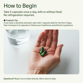 Seed DS-01 Probiotique, présentation des capsules