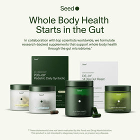 Seed DS-01 Probiotique, vue du pot avec capsules à l'extérieur