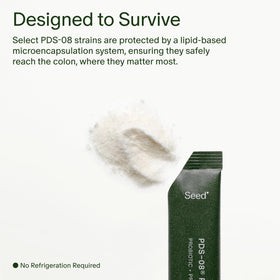Seed PDS-08 Probiotique Enfant, vue de l'arrière de l'emballage