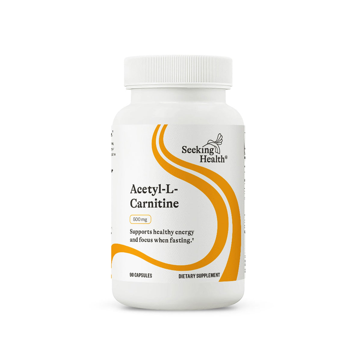Seeking Health Acetyl-L-Carnitine 500 mg capsules front view