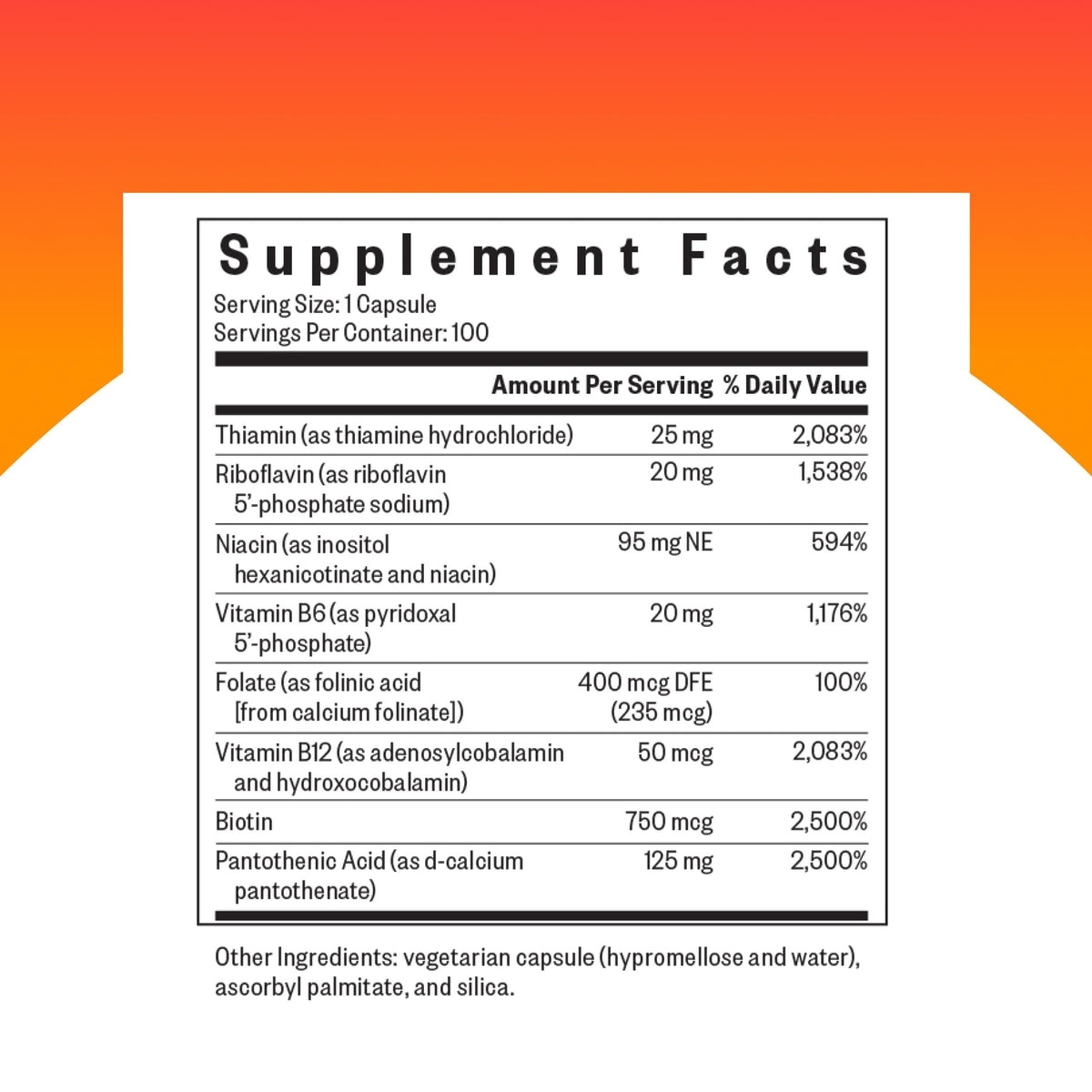 Seeking Health B Complex MF product packaging