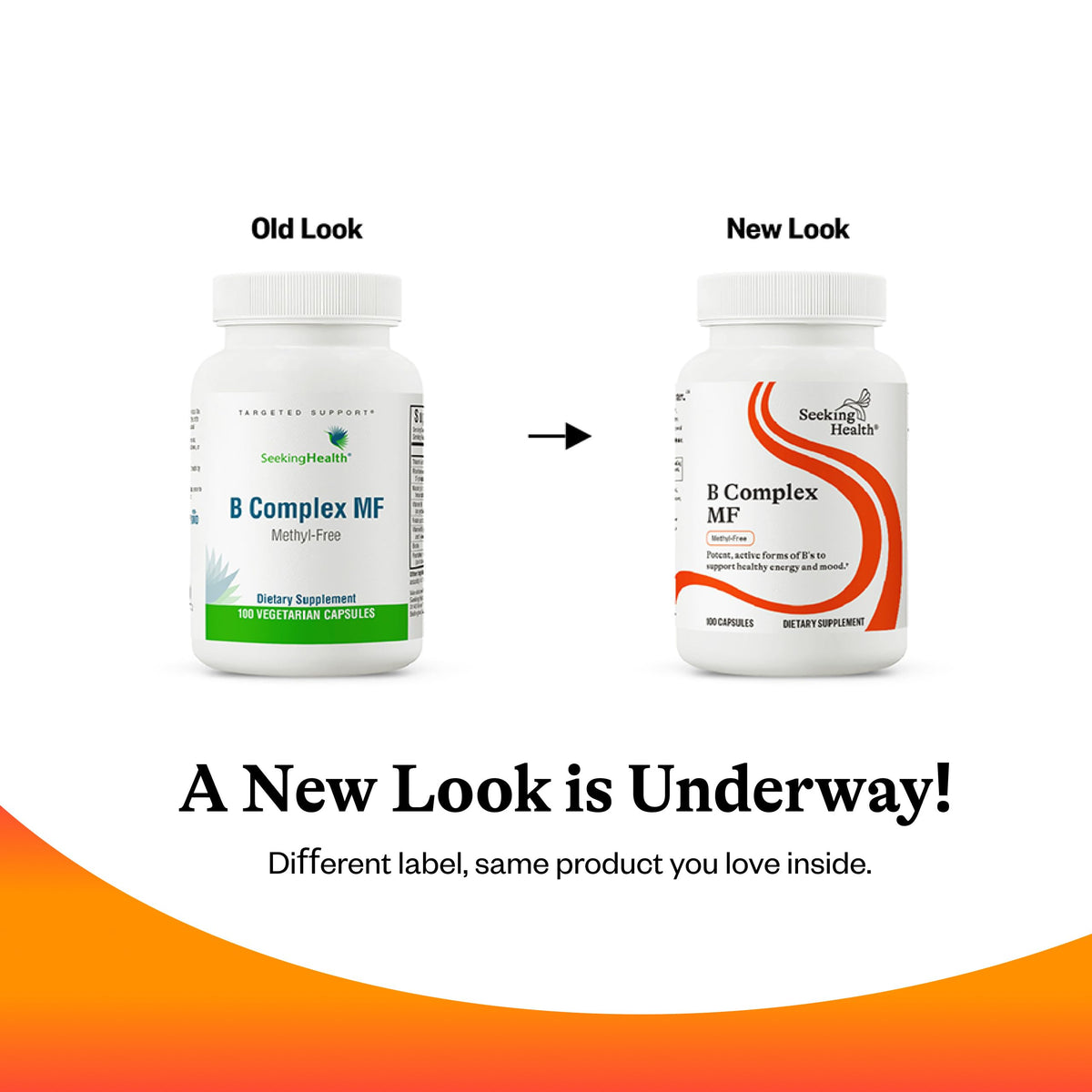 Seeking Health B Complex MF with vitamins highlighted