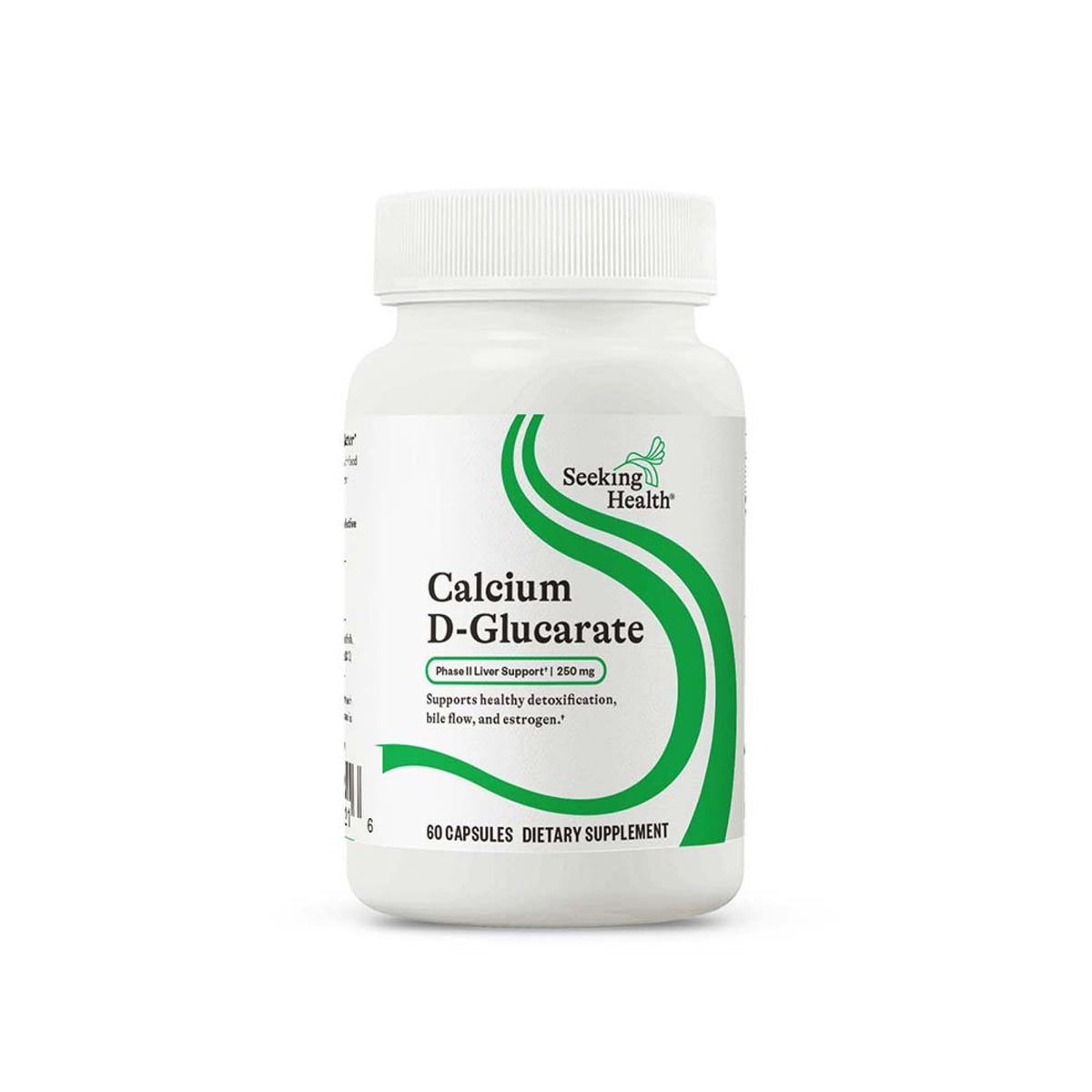 Seeking Health Calcium D-Glucarate 250 mg 60 capsules vue de face