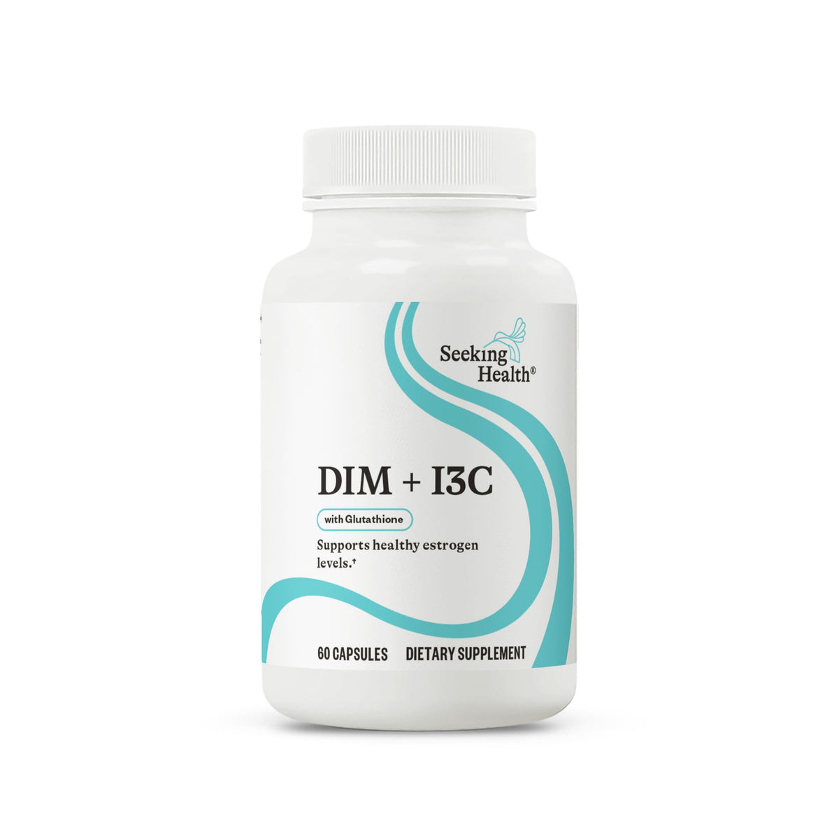 Seeking Health DIM & I3C 400 mg 60 capsules, vue de face