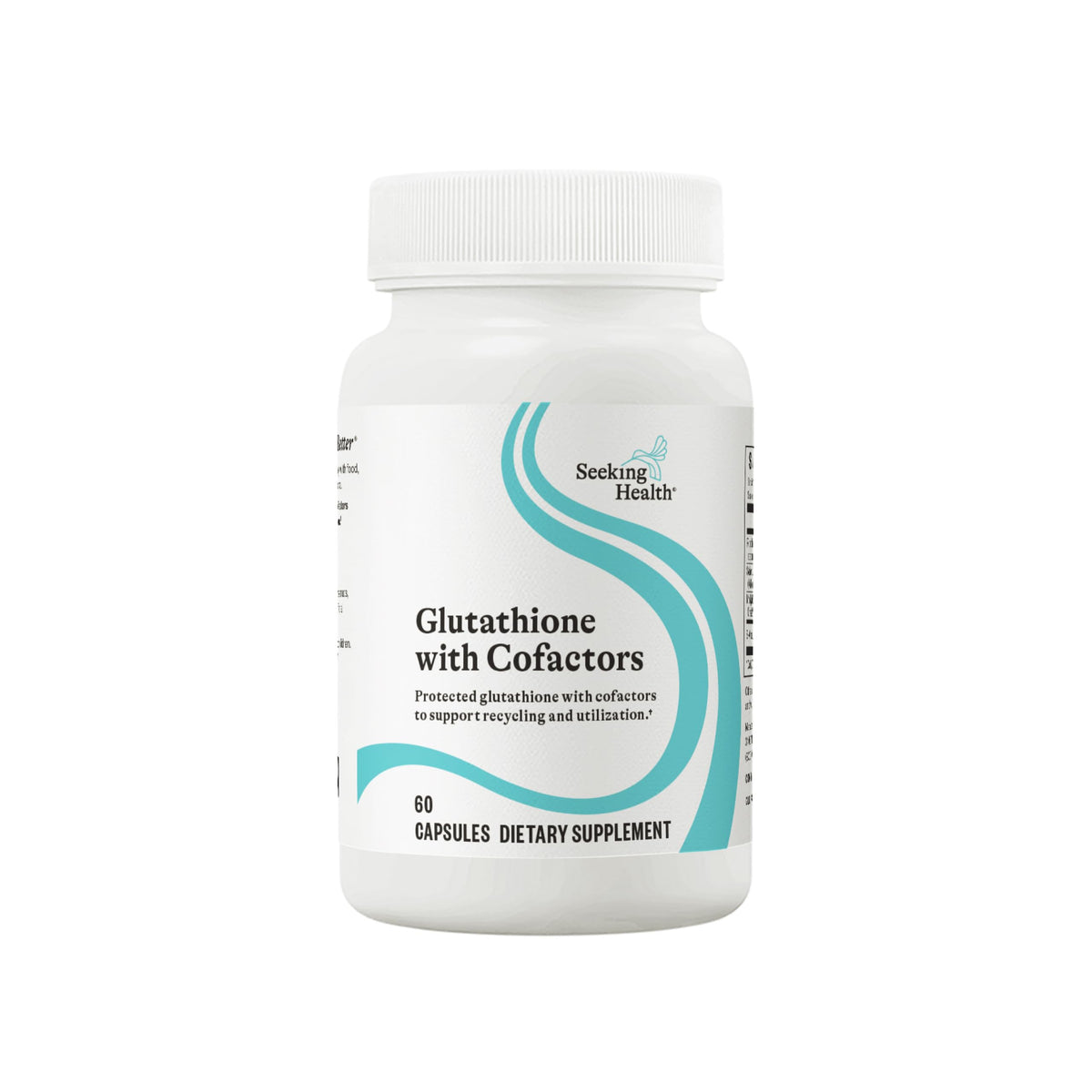 Seeking Health Glutathione Plus 100 mg S-Acetyl-L Glutathione 60 Capsules front view