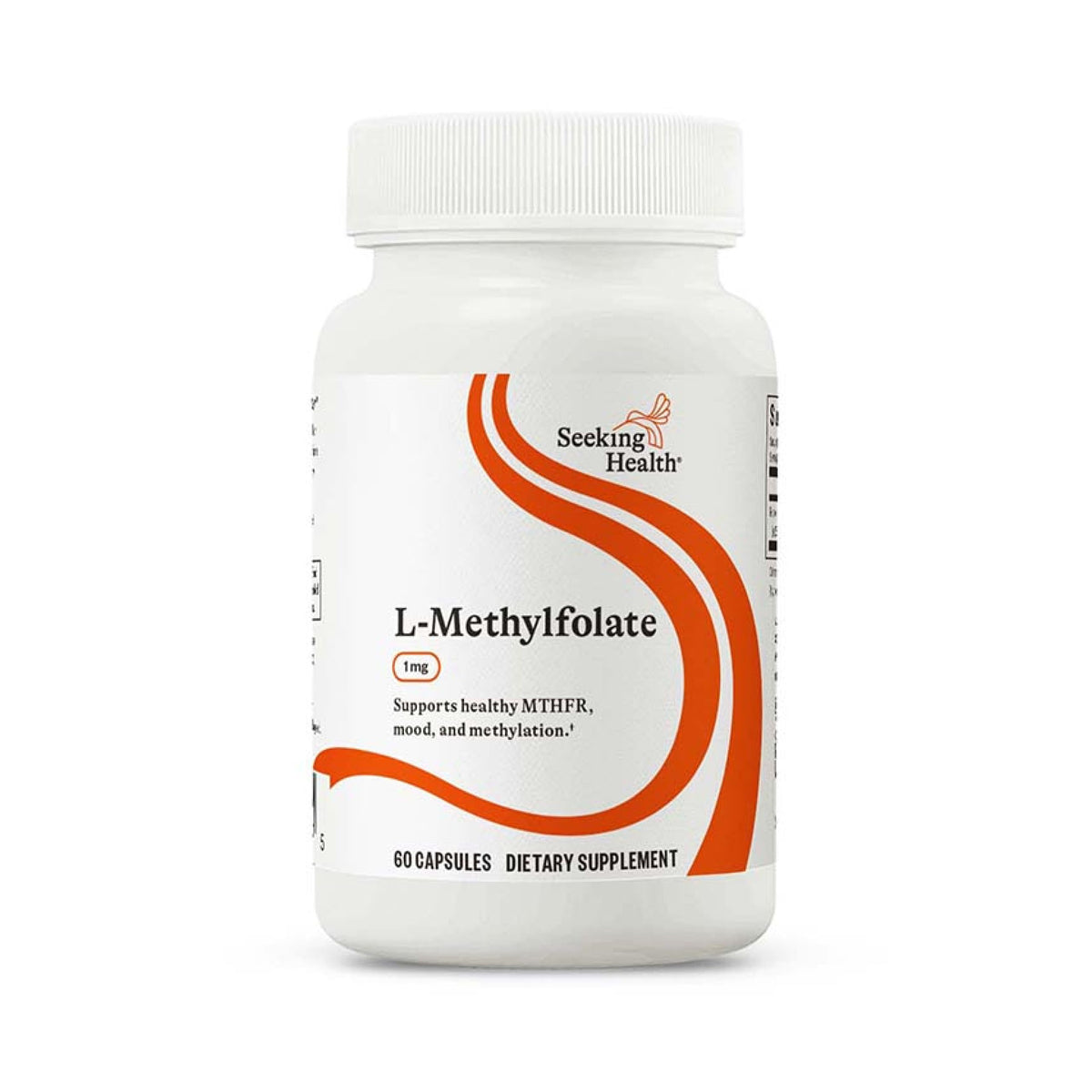 Seeking Health L-Méthylfolate 1mg 60 capsules vue avant