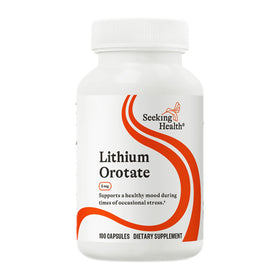 Seeking Health Lithium Orotate 5 mg 100 capsules vue avant