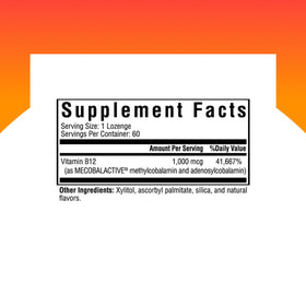 Seeking Health Methyl B12 1000 lozenges close-up