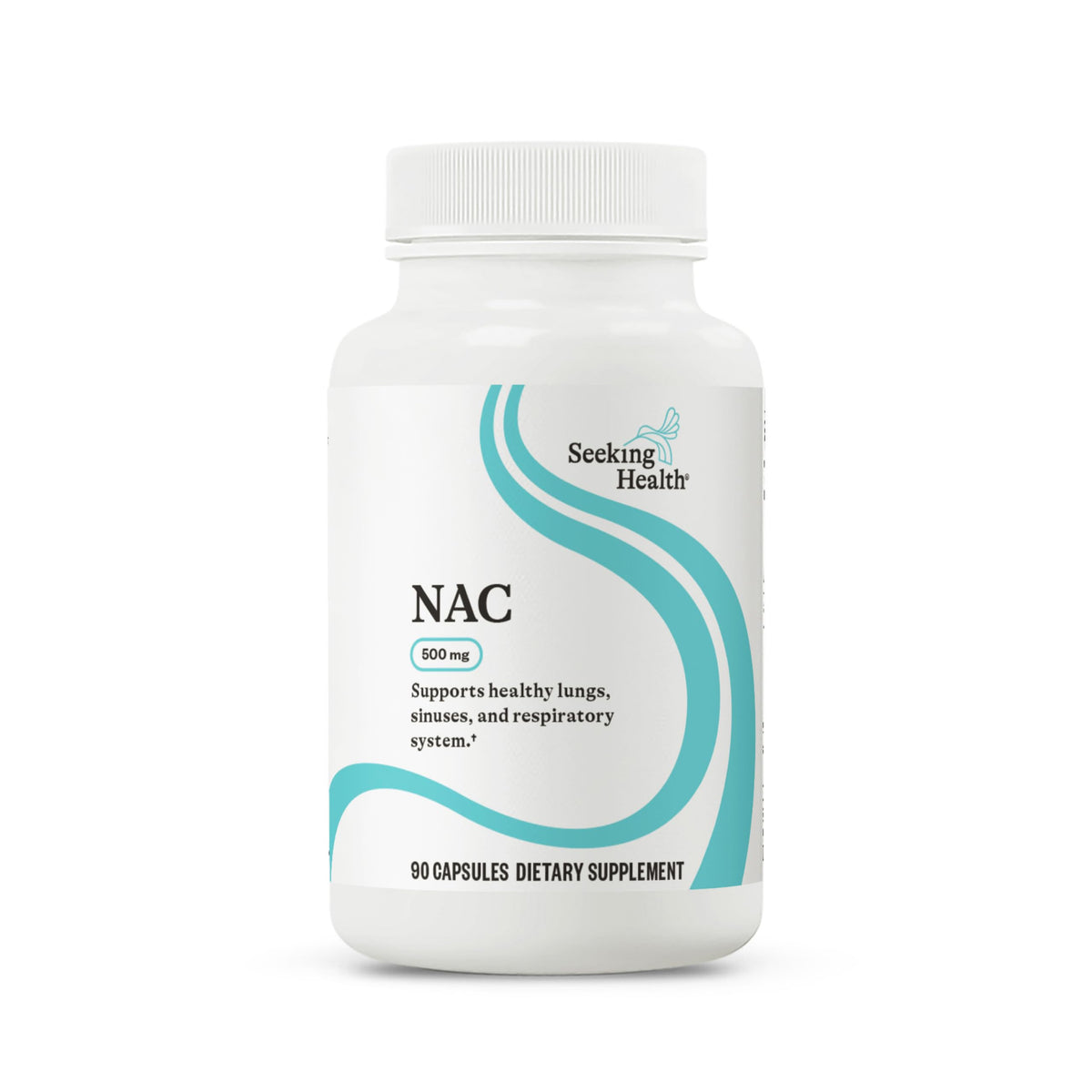 Seeking Health NAC 500 mg N-Acetyl-L-Cystéine 90 gélules vue avant